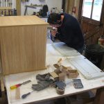 Happiness-is-a-new-kitchen in workshop