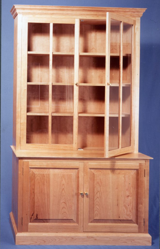 Cherry wood bookcase