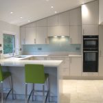 Completed Sloping Ceiling bar seats