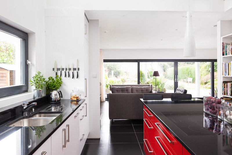 Red Gloss Kitchen