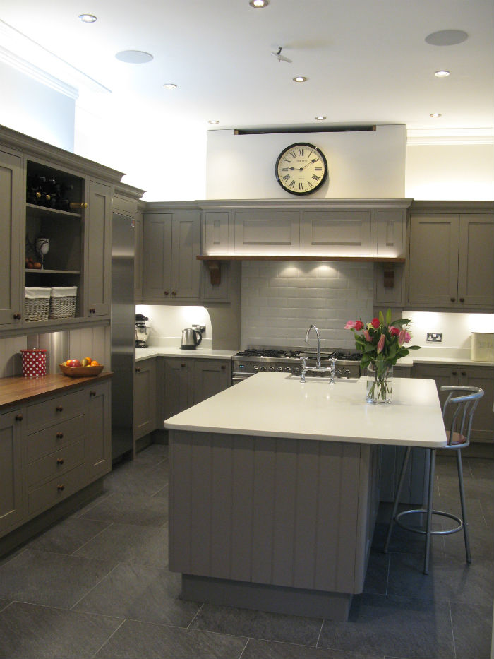 Beautiful Kitchen with Walnut Details