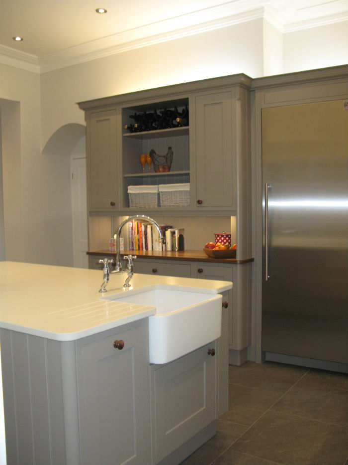 Walnut Handles on Kitchen