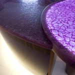 Purple-glass-worktops-Spencer-kitchen close up