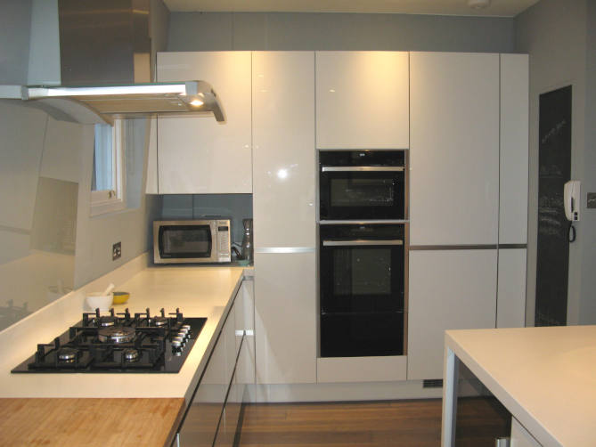 White-High-Gloss-Kitchen-Installation appliances