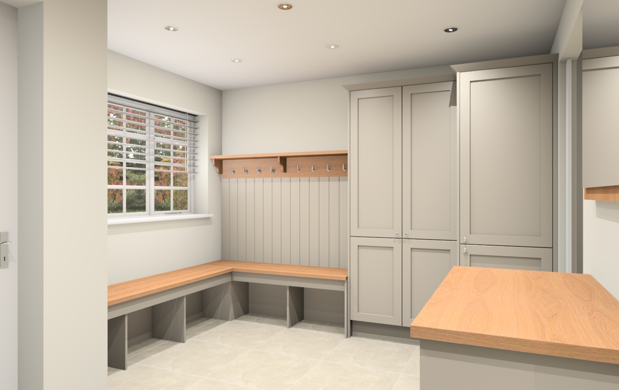 Penshurst close boot room design work