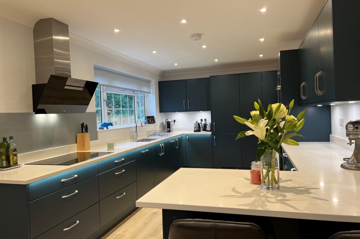 Blue Modern Kitchen