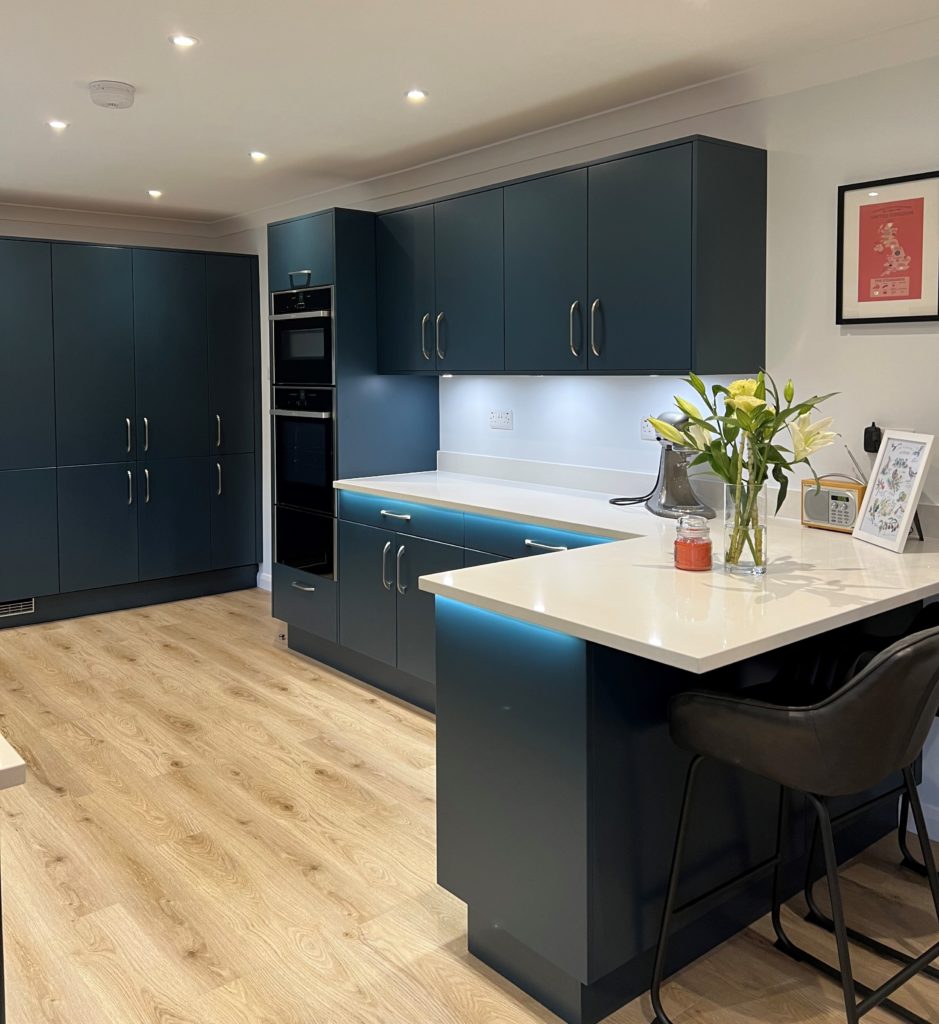 Blue Modern Kitchen