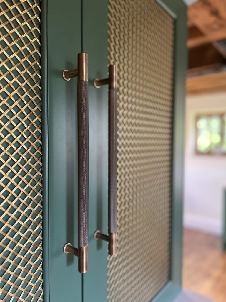 Close Up of Brass Handles