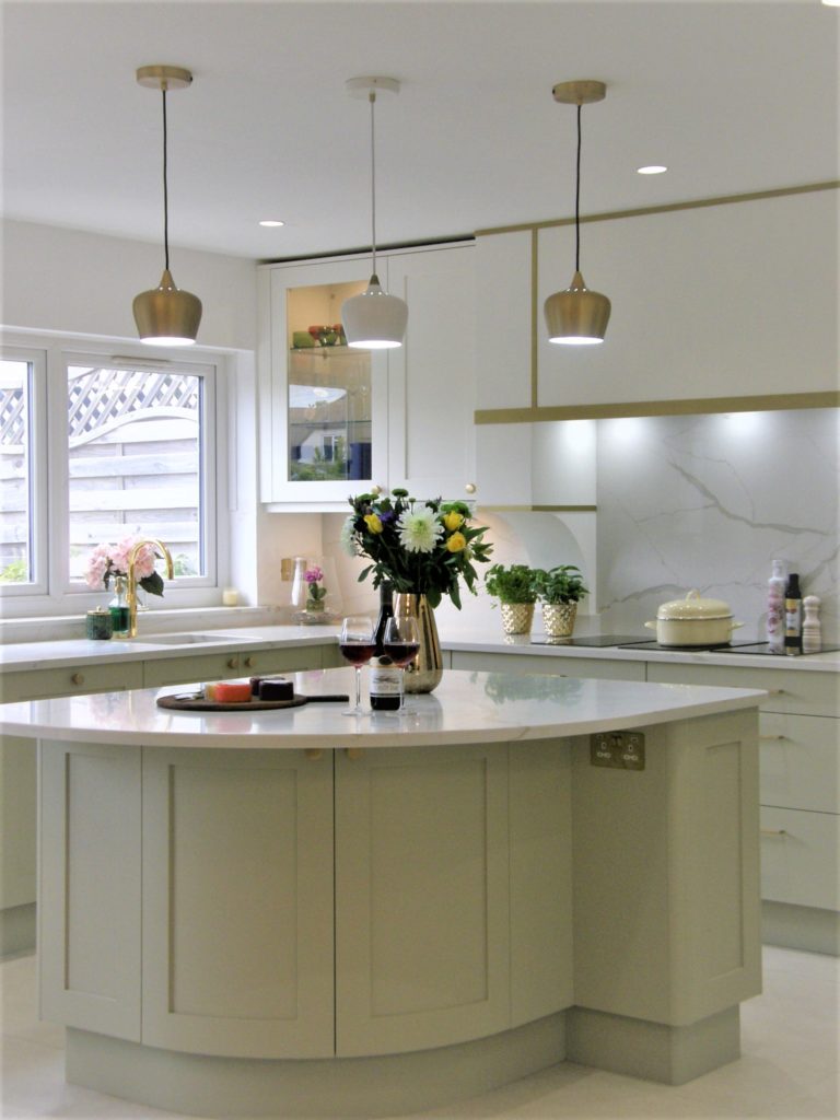 Olive Green Kitchen Cupboards