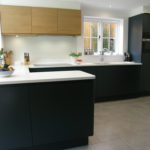 Wide shot of kitchen