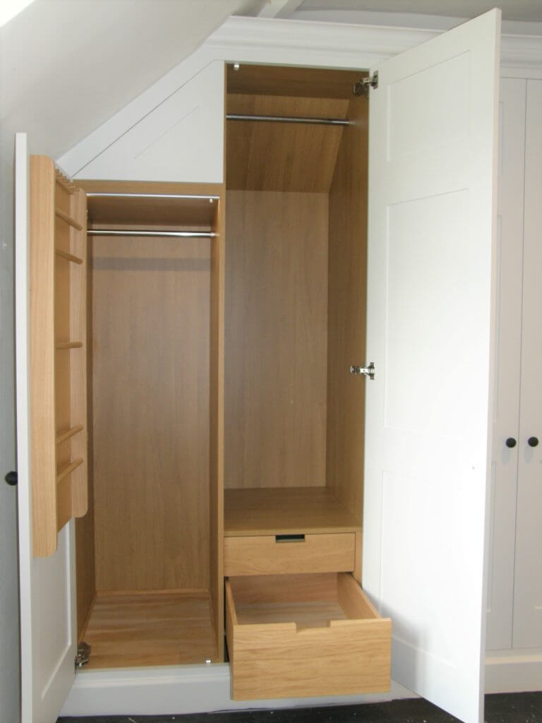 Inside draws of wardrobe