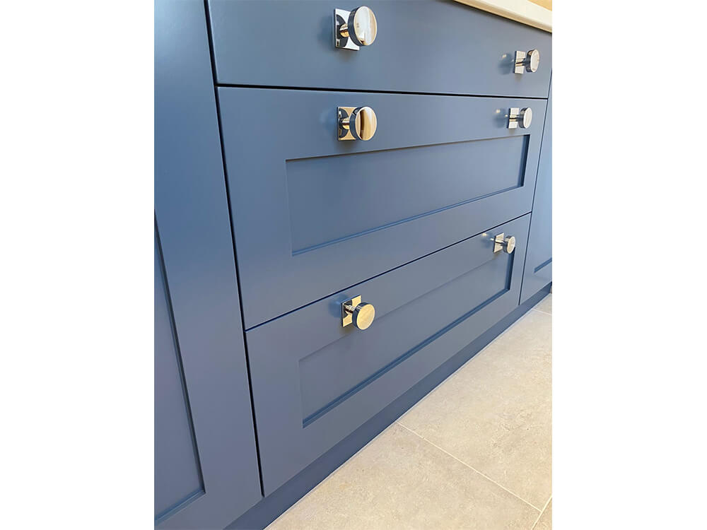 Handles on Blue Draws