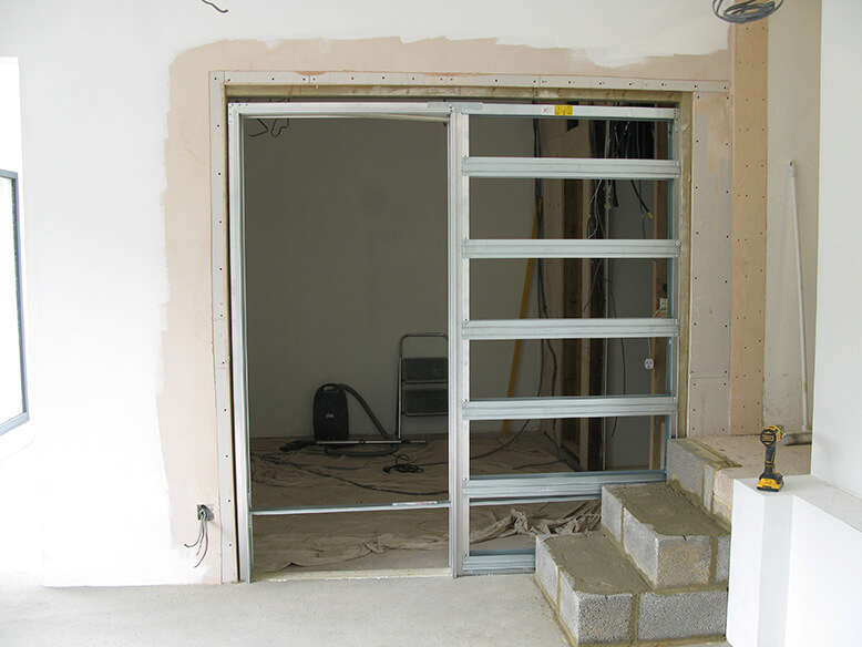 Sliding door progress