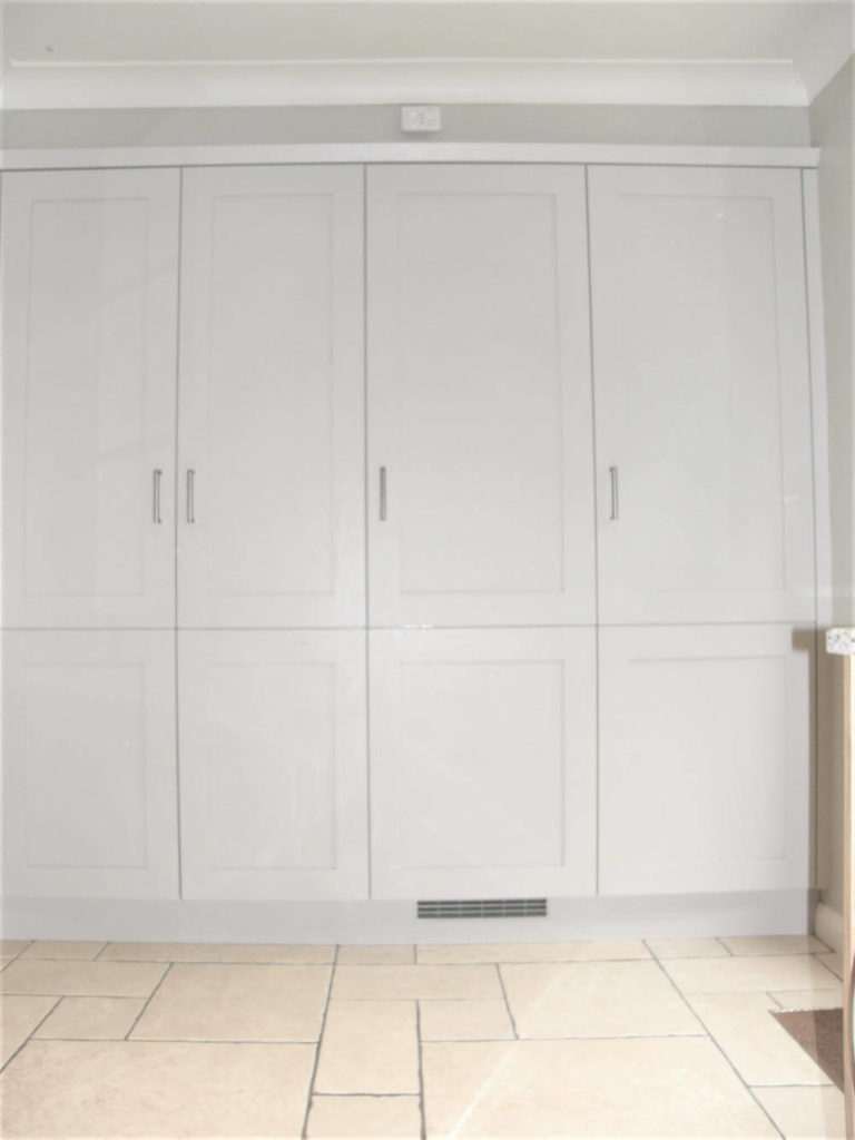 Cupboards in the Utility Room