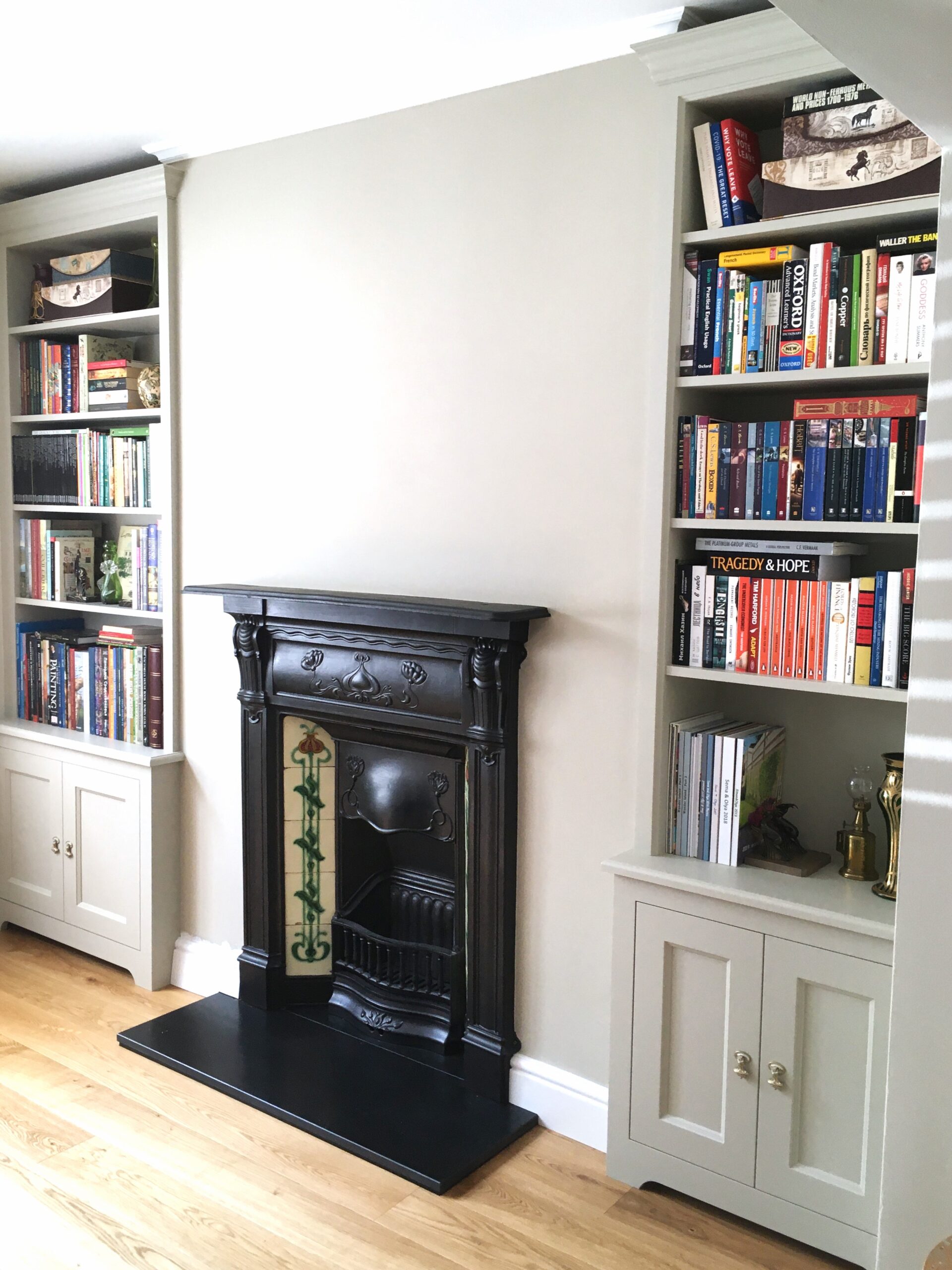 Bespoke built-in bookcases, Quarry Lane, Sevenoaks