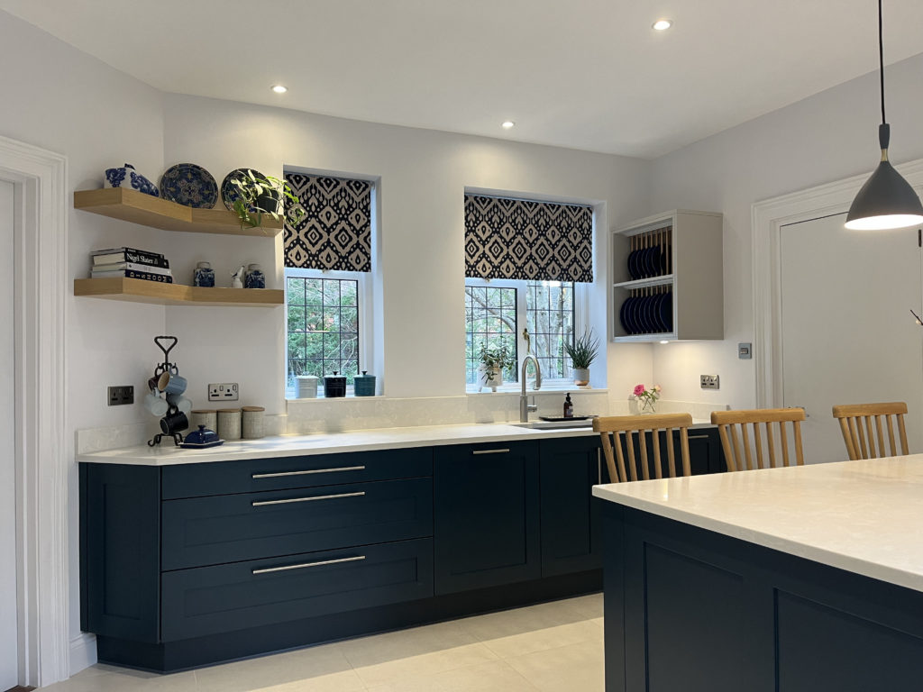 White kitchen tops