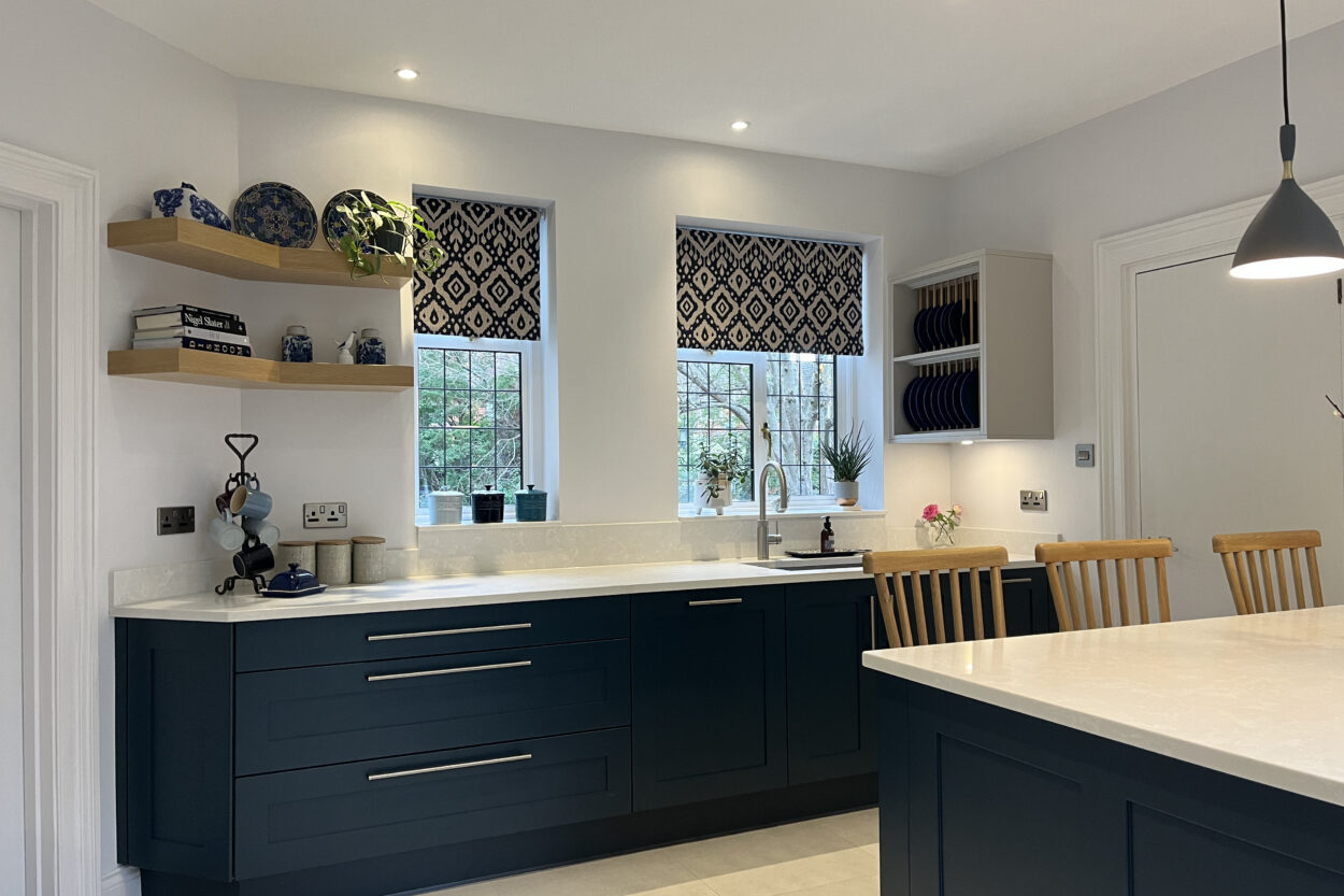 White kitchen tops